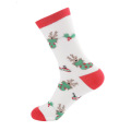 Chaussettes de bas de Noël motifs mignons chaussettes de cheville en coton modes de festives imprimés